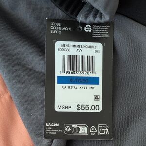 Under Armour Gray and Black Knit Pants